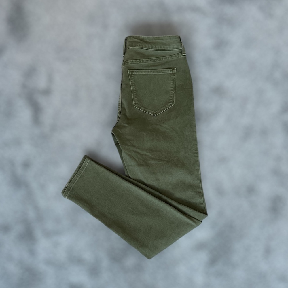 NWOT Old Navy Rockstar Super Skinny Jeans, Olive (6)